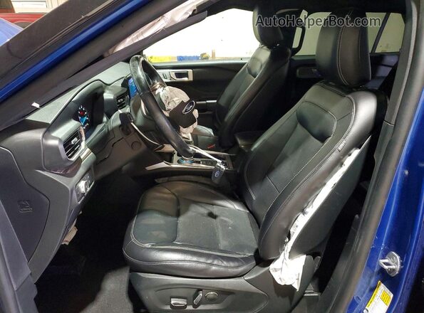 1FMSK8FH5LGA21898 2020 FORD EXPLORER Blue Front interior view