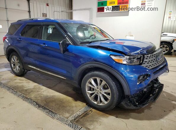 1FMSK8FH5LGA21898 2020 FORD EXPLORER Blue Front right