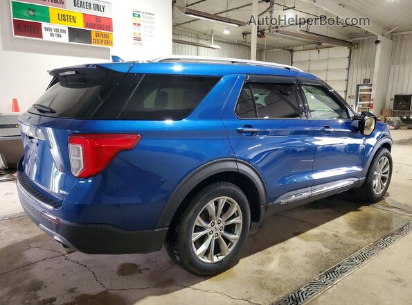 1FMSK8FH5LGA21898 2020 FORD EXPLORER Blue Rear right