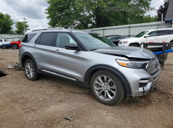 1FMSK8FH5NGC37320 2022 FORD EXPLORER Silver Przód prawy