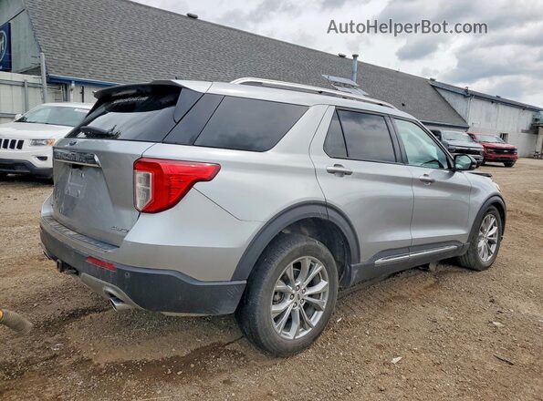 1FMSK8FH5NGC37320 2022 FORD EXPLORER Silver Tył prawy