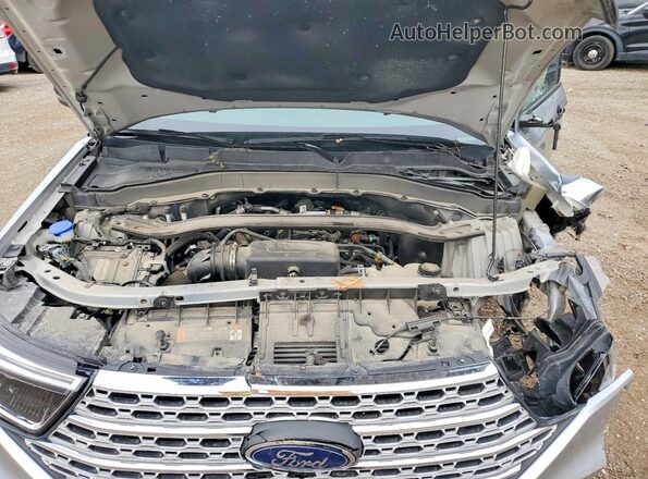 1FMSK8FH5NGC37320 2022 FORD EXPLORER Silver Widok komory silnika