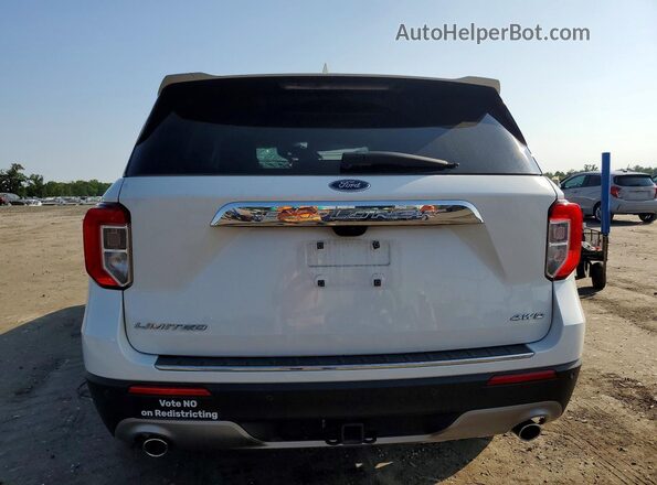 1FMSK8FH6NGA72040 2022 FORD EXPLORER White Հետևի տեսք