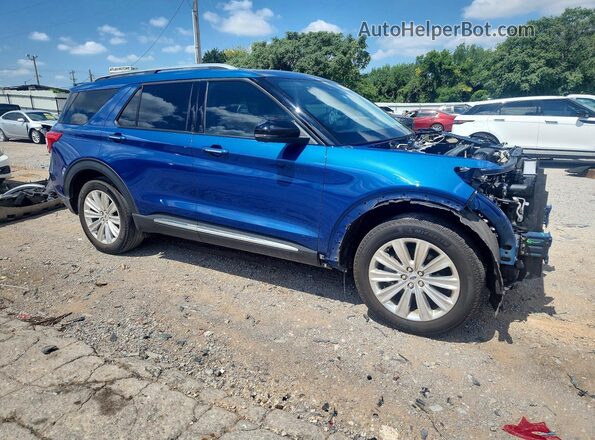 1FMSK8FH6PGA97295 2023 FORD EXPLORER Blue წინა მარჯვენა