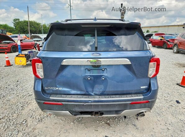 1FMSK8FH7LGA79382 2020 FORD EXPLORER Синий Вид сзади