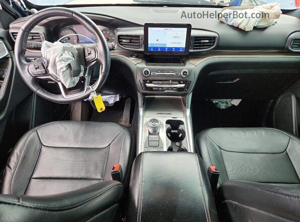1FMSK8FH7LGA79382 2020 FORD EXPLORER Синий Вид панели приборов