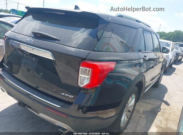 1FMSK8FH7MGA70232 2021 FORD EXPLORER Black Trasero derecho