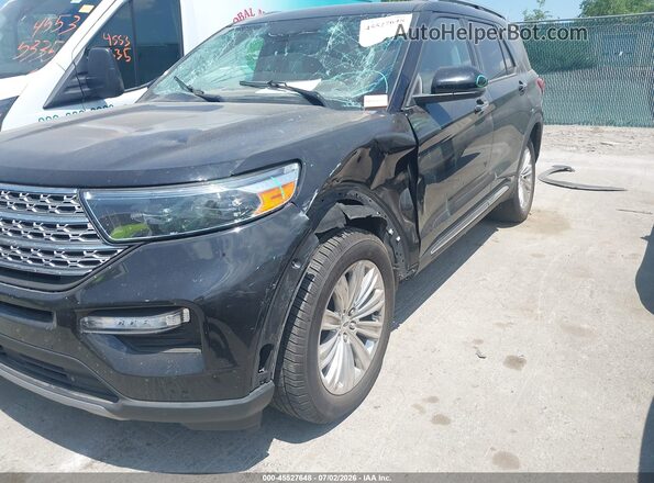 1FMSK8FH7MGA70232 2021 FORD EXPLORER Black Vista frontal
