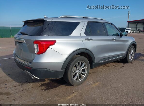 1FMSK8FH7NGA64819 2022 FORD EXPLORER Silver Rear right