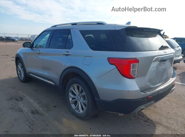 1FMSK8FH7NGA64819 2022 FORD EXPLORER Silver Rear left
