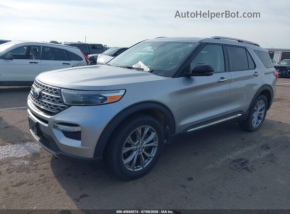 1FMSK8FH7NGA64819 2022 FORD EXPLORER Silver Front left