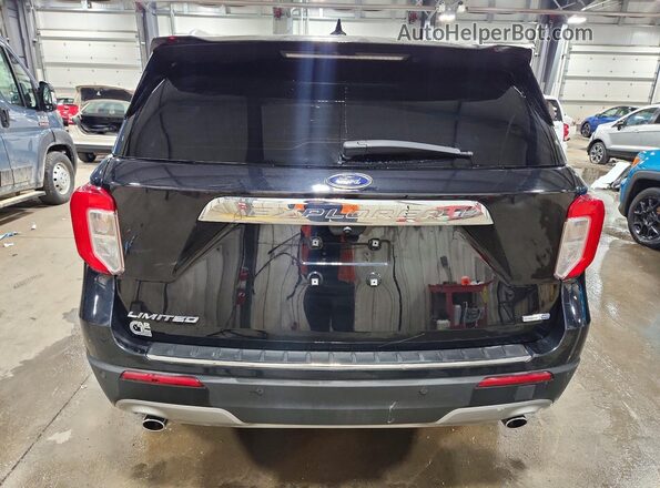 1FMSK8FH8LGB30307 2020 FORD EXPLORER Black უკანა ხედი