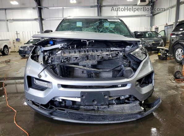 1FMSK8FH8LGB49147 2020 FORD EXPLORER Серебряный Вид спереди