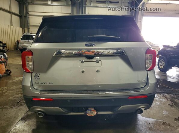 1FMSK8FH8LGB49147 2020 FORD EXPLORER Серебряный Вид сзади