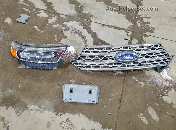 1FMSK8FH8LGB49147 2020 FORD EXPLORER Серебряный Вид наклейки с VIN-кодом