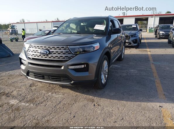 1FMSK8FH8RGA81439 2024 FORD EXPLORER Gray Przód lewy