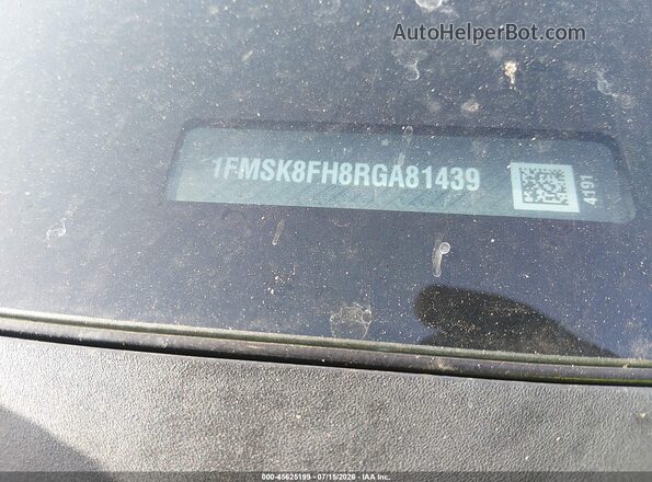 1FMSK8FH8RGA81439 2024 FORD EXPLORER Gray Widok komory silnika