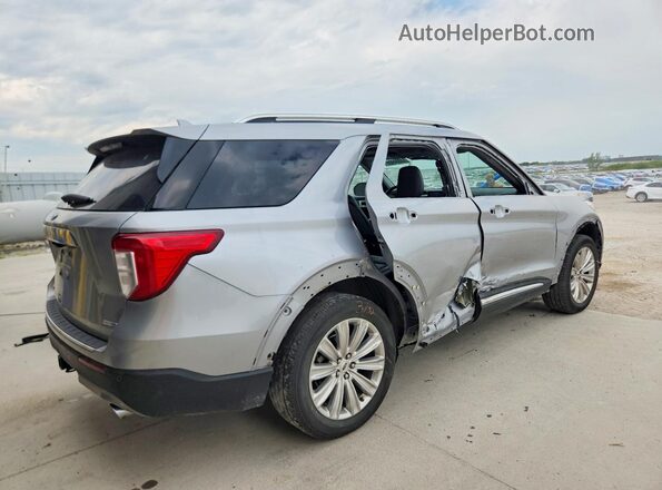 1FMSK8FHXLGD05740 2020 FORD EXPLORER Silver Rear right