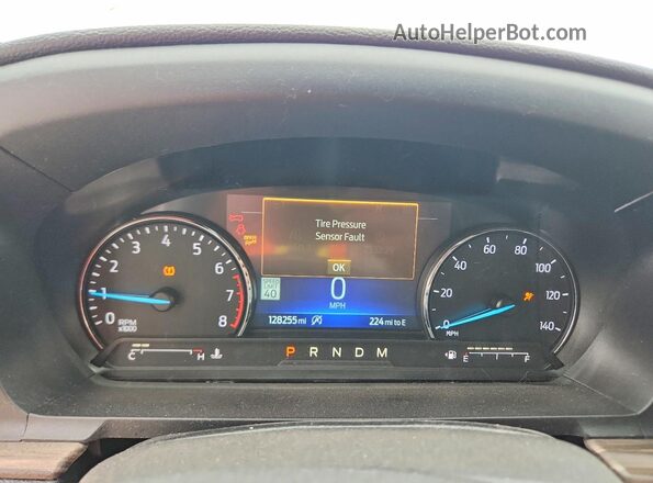 1FMSK8FHXLGD05740 2020 FORD EXPLORER Silver Instrument cluster view
