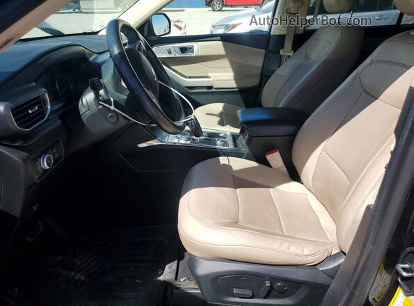 1FMSK8FHXMGB50270 2021 FORD EXPLORER Black Widok wnętrza z przodu