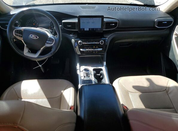 1FMSK8FHXMGB50270 2021 FORD EXPLORER Black Widok deski rozdzielczej