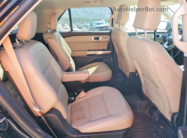 1FMSK8FHXMGB50270 2021 FORD EXPLORER Black Widok tylnych siedzeń