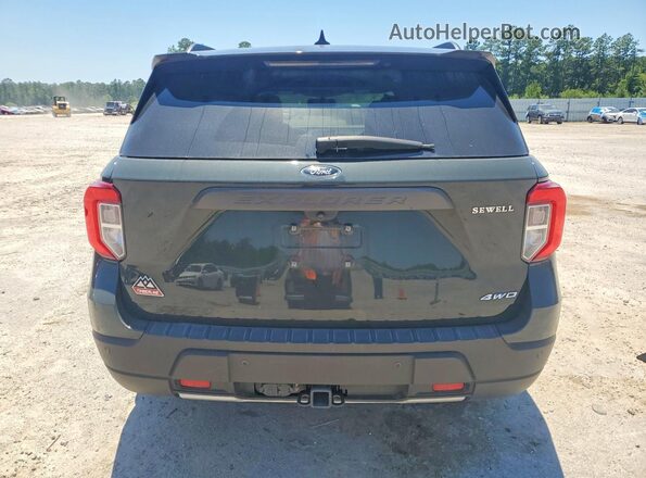 1FMSK8JH0RGA08962 2024 FORD EXPLORER Green უკანა ხედი