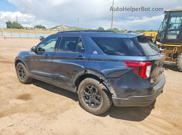 1FMSK8JH3PGB14691 2023 FORD EXPLORER Blue Rear left