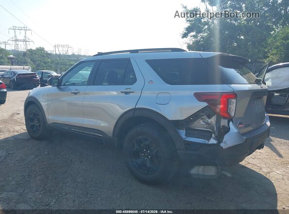 1FMSK8JH3RGA20832 2024 FORD EXPLORER Silver Trasero izquierdo