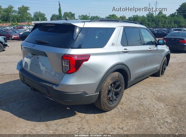 1FMSK8JH3RGA20832 2024 FORD EXPLORER Silver Trasero derecho