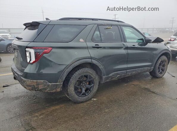 1FMSK8JH6NGA24903 2022 FORD EXPLORER Green Հետևի աջ