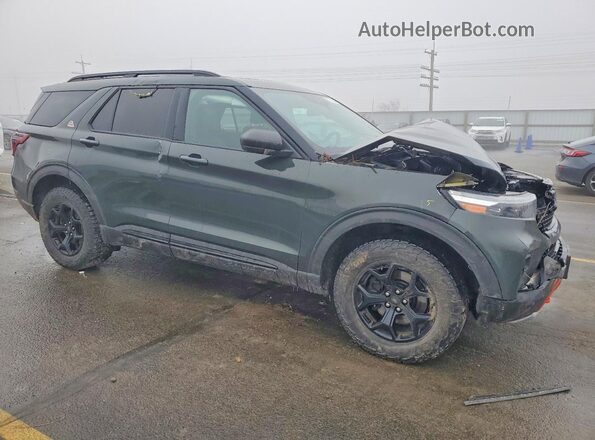 1FMSK8JH6NGA24903 2022 FORD EXPLORER Green Առջևի աջ