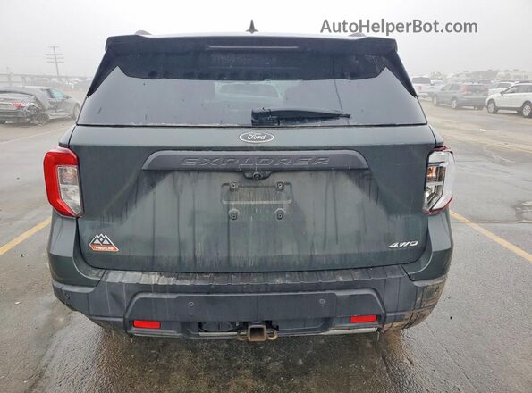 1FMSK8JH6NGA24903 2022 FORD EXPLORER Green Հետևի տեսք