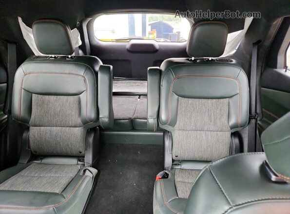 1FMSK8JH6NGC39696 2022 FORD EXPLORER Black Widok tylnych siedzeń