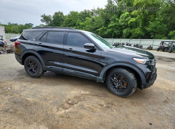 1FMSK8JH6NGC39696 2022 FORD EXPLORER Black Przód prawy