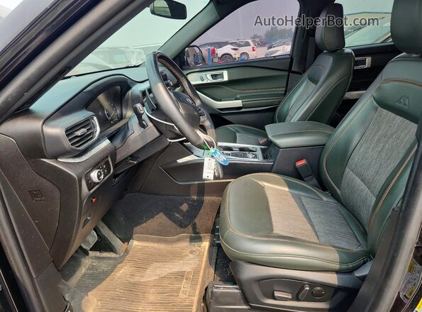 1FMSK8JH6PGA64434 2023 FORD EXPLORER Black Սալոնի դիմացի տեսք