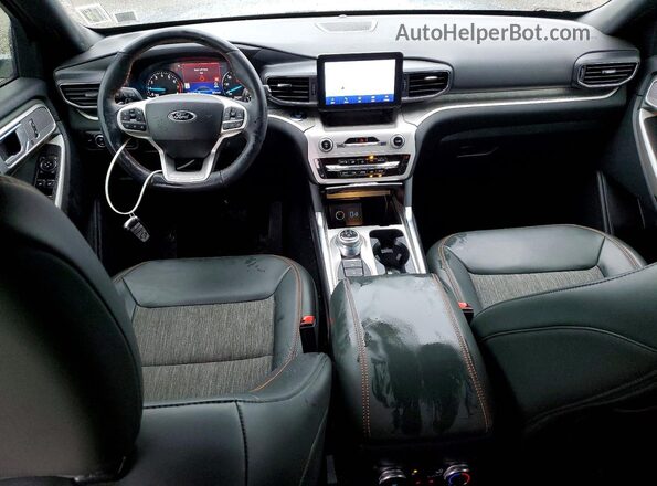 1FMSK8JH9RGA12444 2024 FORD EXPLORER Gray Dashboard view