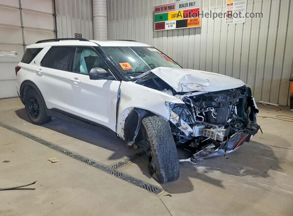 1FMSK8JHXMGC30501 2021 FORD EXPLORER White Передня права чверть