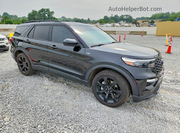 1FMSK8KH3PGB53814 2023 FORD EXPLORER Black Delantero derecho