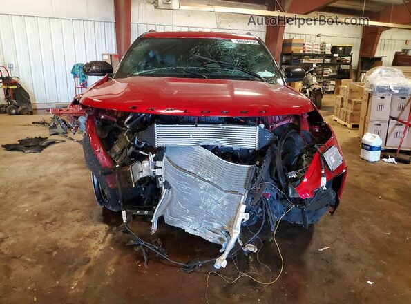 1FMSK8KH6PGA77389 2023 FORD EXPLORER Red Front view