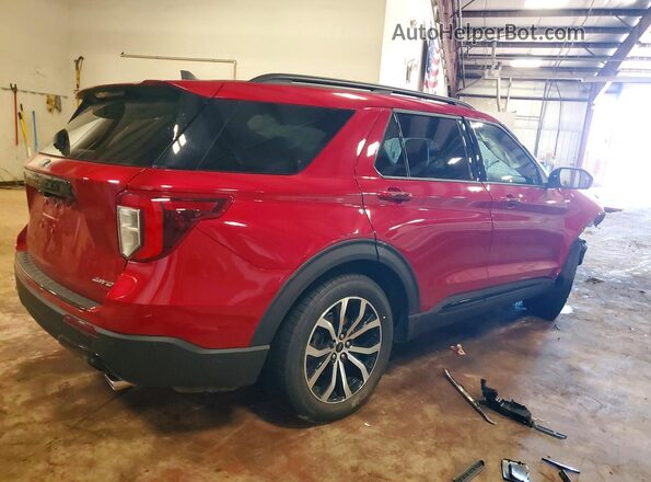 1FMSK8KH6PGA77389 2023 FORD EXPLORER Red Rear right