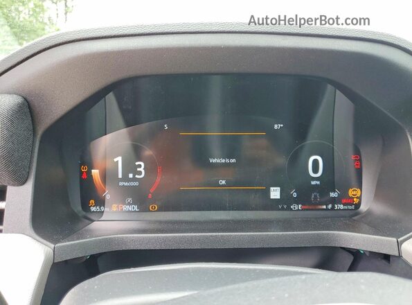 1FMUK7DH4TGB87285 2026 FORD EXPLORER Black Instrument cluster view