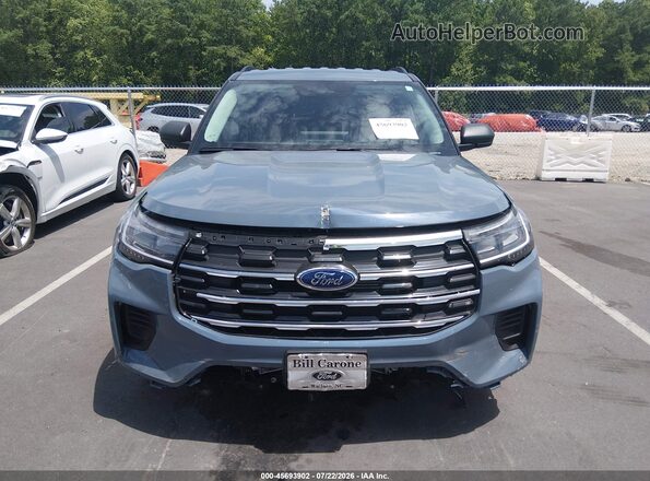 1FMUK7DH7SGA20921 2025 FORD EXPLORER Gray Widok zestawu wskaźników