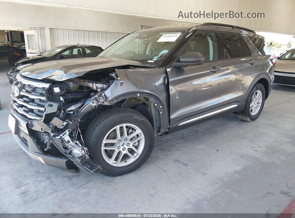 1FMUK7DH7SGA23544 2025 FORD EXPLORER Gray Przód lewy