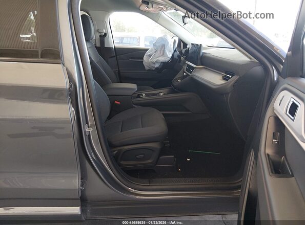 1FMUK7DH7SGA23544 2025 FORD EXPLORER Gray Widok wnętrza z przodu