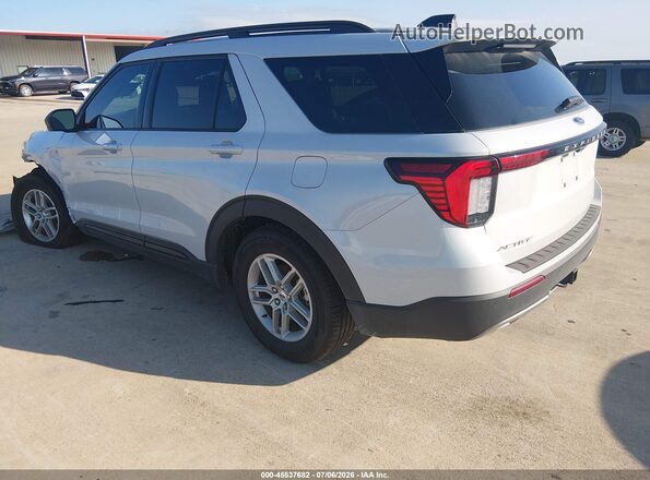 1FMUK7DH7TGA35680 2026 FORD EXPLORER White Trasero izquierdo