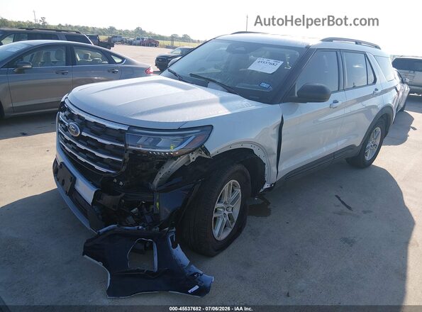 1FMUK7DH7TGA35680 2026 FORD EXPLORER White Vista tres cuartos delantera izquierda
