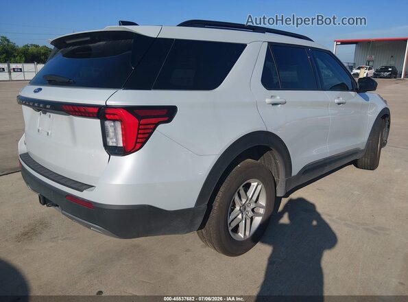 1FMUK7DH7TGA35680 2026 FORD EXPLORER White Trasero derecho