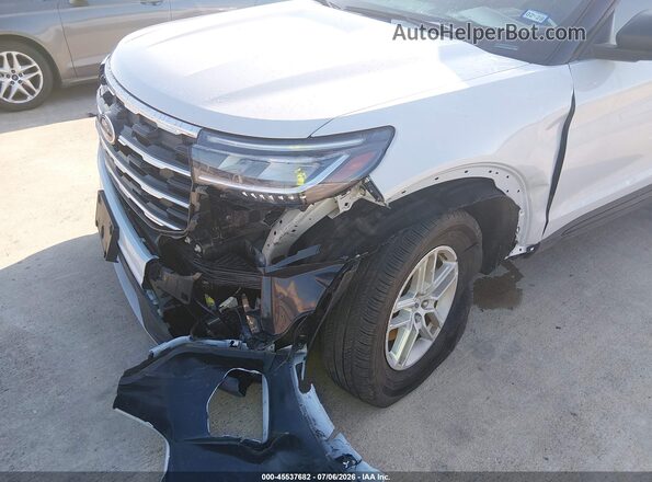 1FMUK7DH7TGA35680 2026 FORD EXPLORER White Vista frontal