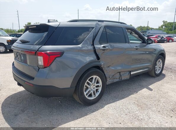 1FMUK7DH8SGA67133 2025 FORD EXPLORER Gray Задня права чверть
